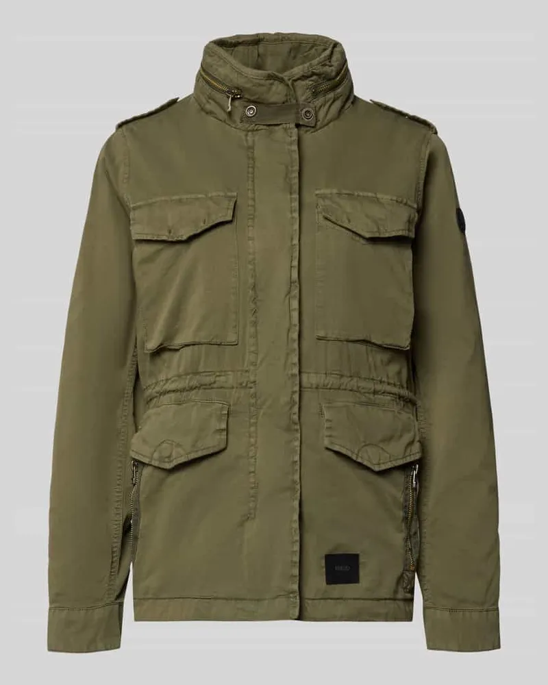 khujo Jacke mit Pattentaschen Modell 'NORI Oliv