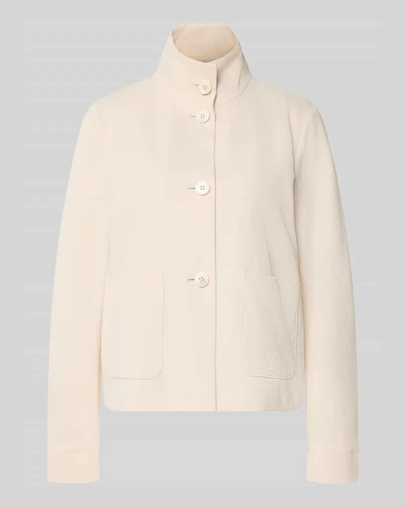 White Label Regular Fit Jacke mit Stehkragen Offwhite
