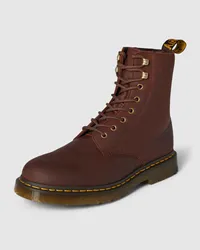 Dr.Martens Schnürboots aus Leder mit Ziernaht Modell 'Pascal Mittelbraun