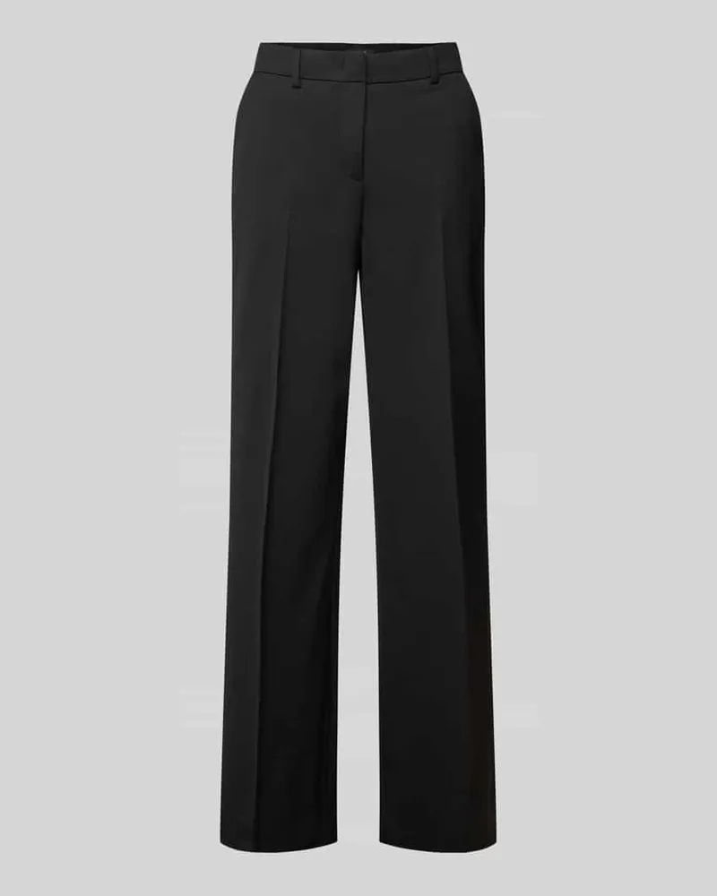 More & More Chino mit Bundfalten Black