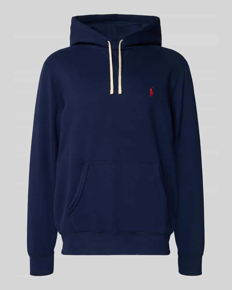 Ralph Lauren Hoodie mit Label-Stitching Marine