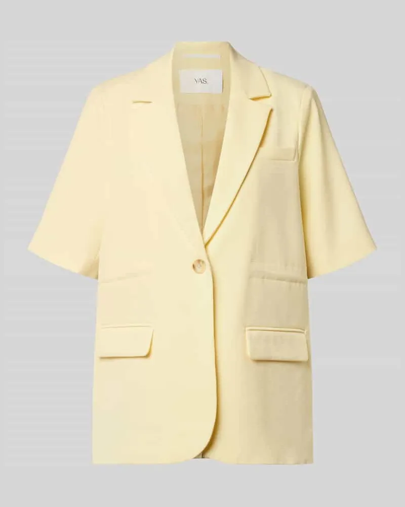 Y.A.S Relaxed Fit Blazer mit Viskose-Anteil Modell 'Likka Gelb