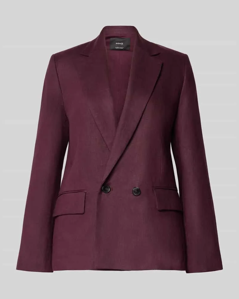 Mango Blazer mit Pattentaschen Modell 'TEMPOLI Lila