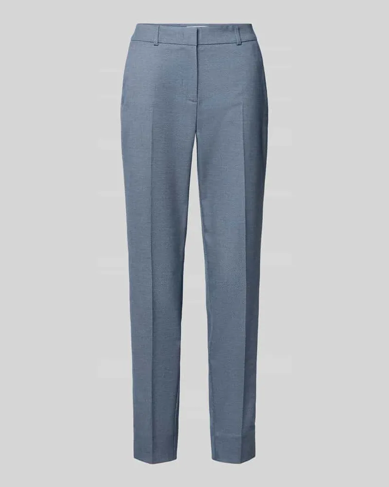 COMMA Hose mit Bügelfalten und Gesäßtasche Marine