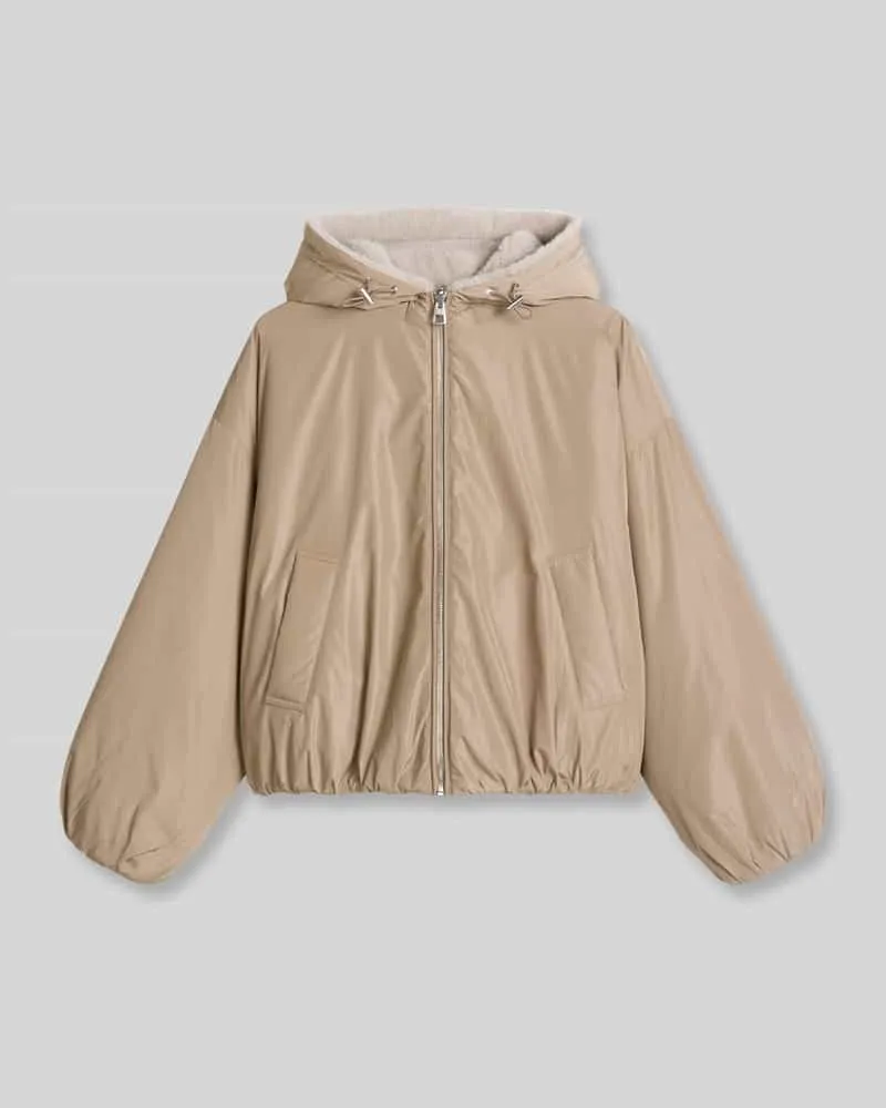 Marc O'Polo Relaxed Fit Blouson mit Wendefunktion Taupe