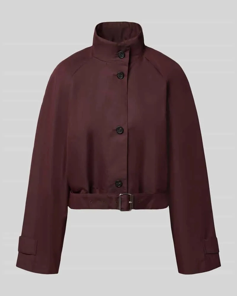 Marc O'Polo Regular Fit Blouson aus Baumwoll-Mix Dunkelrot