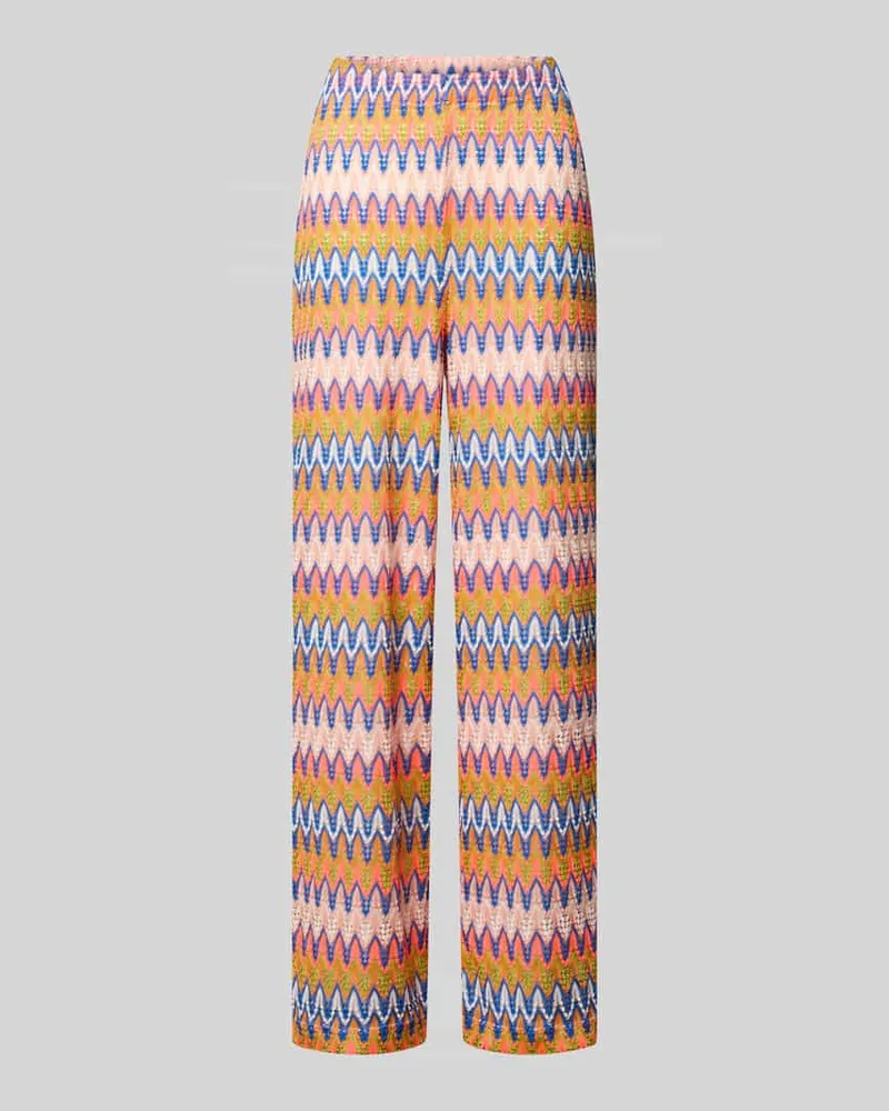 Smith & Soul Hose im Allover-Look mit elastischem Bund Neon