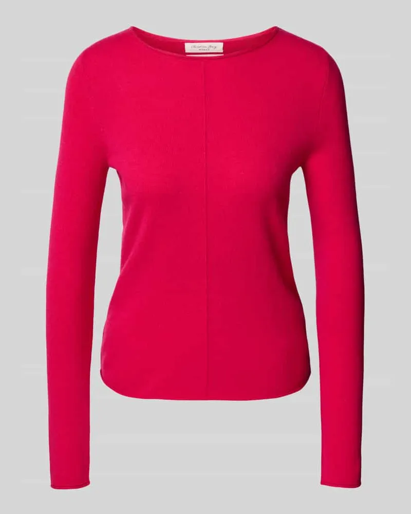 Christian Berg Strickpullover aus reinem Kaschmir Fuchsia
