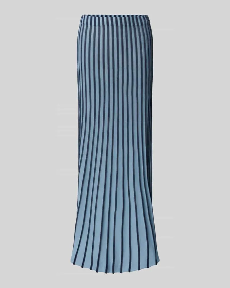 STAUD Maxirock aus Viskose-Mix Modell 'ALEIDA Marine