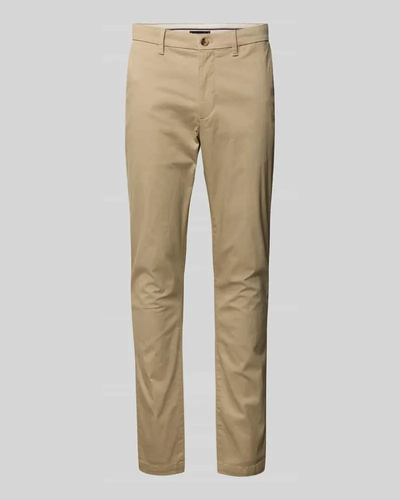 Tommy Hilfiger Slim Fit Chino aus Baumwoll-Mix Modell 'BLEECKER Khaki