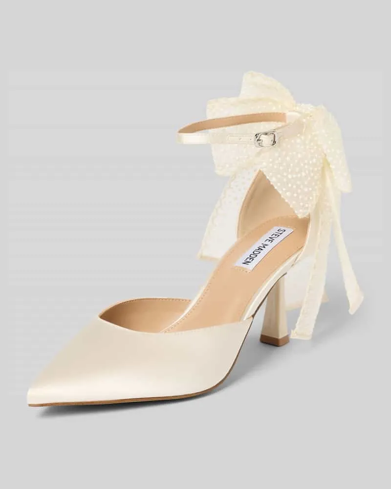 Steve Madden Pumps mit Zierschleife Modell 'Fiorela Offwhite