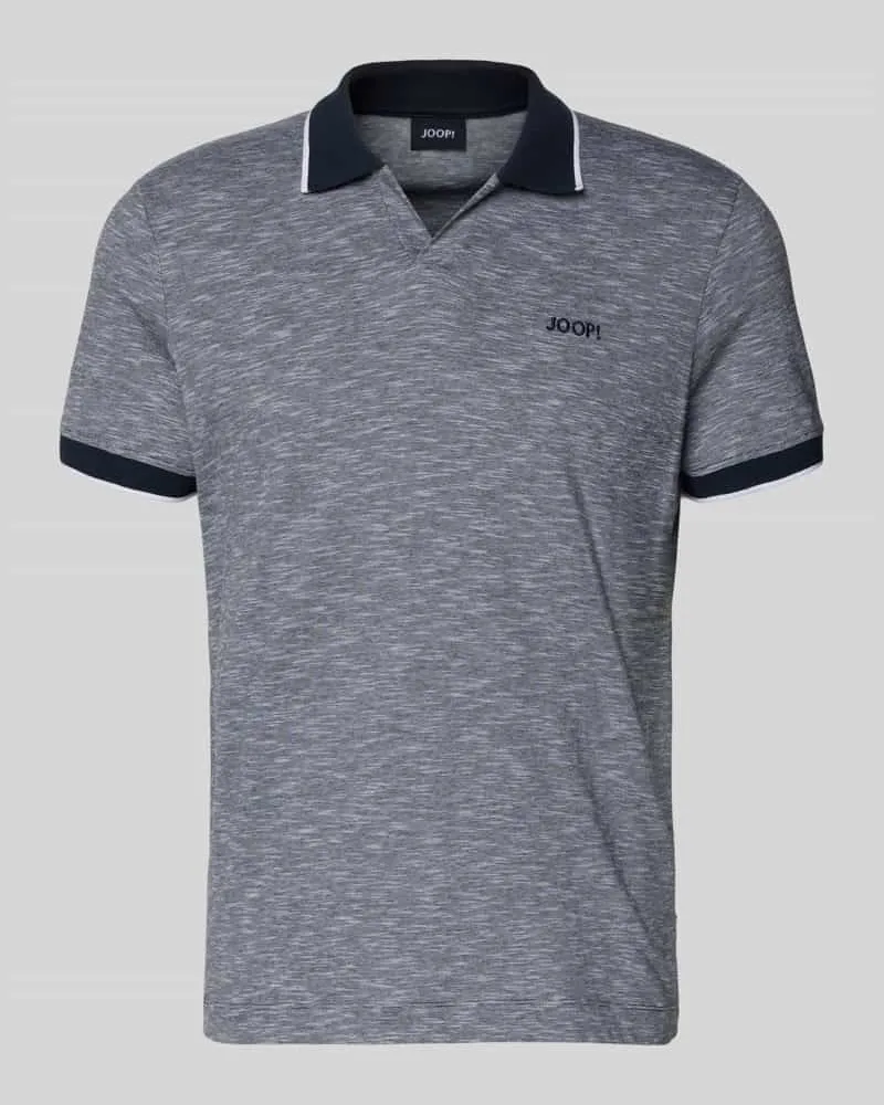 JOOP! Regular Fit Poloshirt mit Label-Stitching Modell 'Iwanito Marine