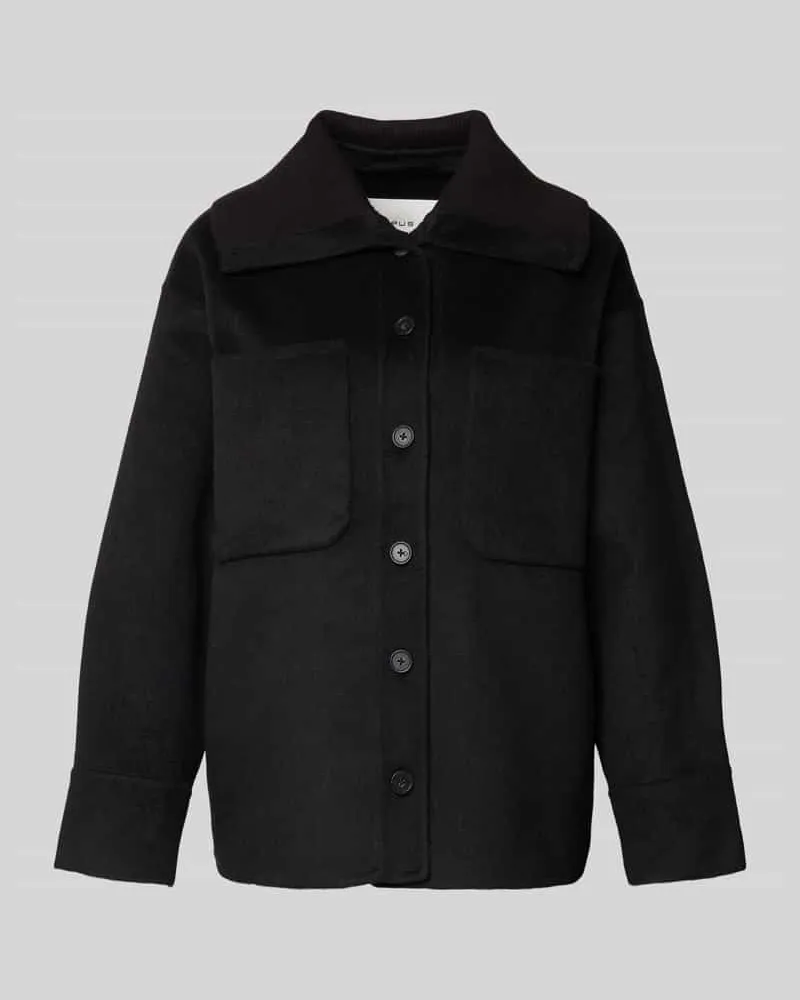 OPUS Jacke mit Brusttaschen Modell 'Josia Black