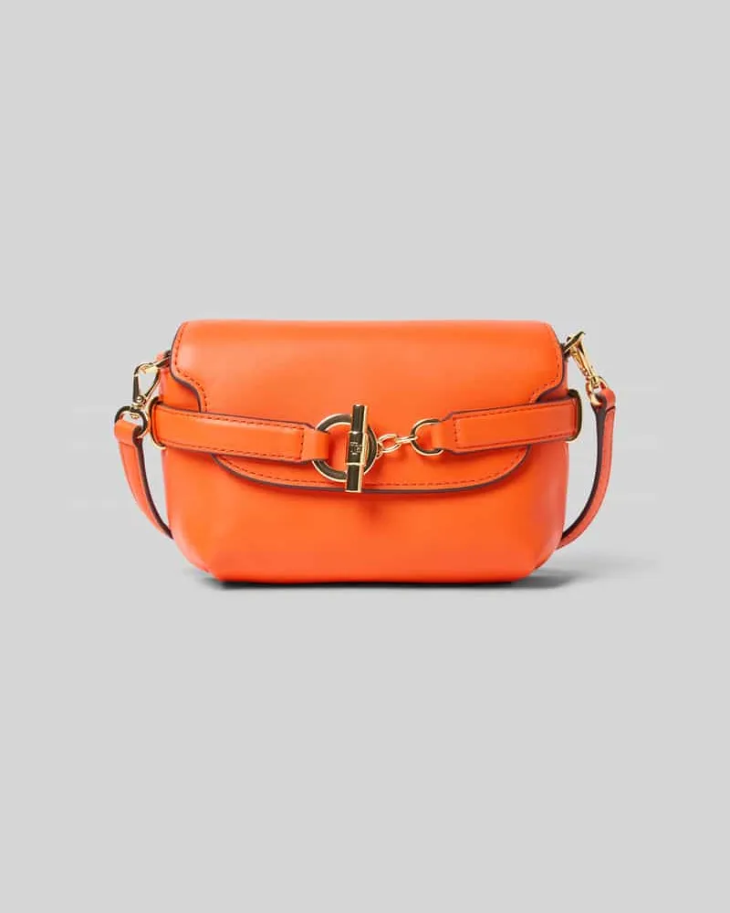 Ralph Lauren Crossbody Bag mit Label-Detail Dunkelorange