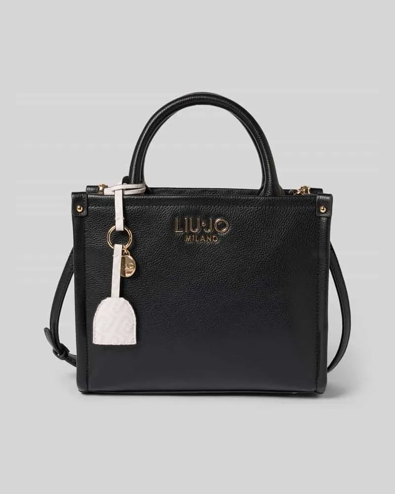 Liu Jo Tote Bag mit Logo-Applikation Modell 'Ridhi Black