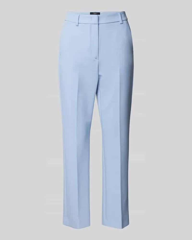 Max Mara Stoffhose mit französischen Eingrifftaschen Modell 'RANA Hellblau
