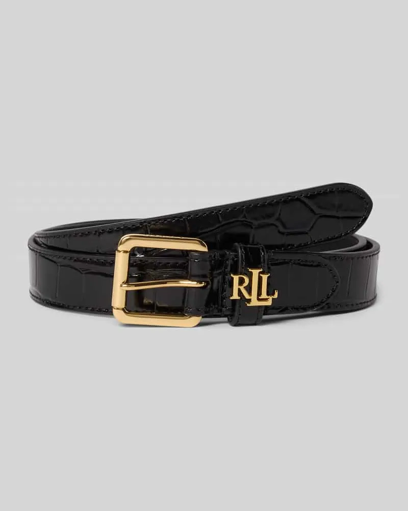 Ralph Lauren Gürtel mit Label-Detail Black
