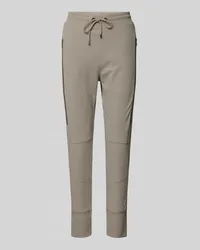 MAC Jeans Slim Fit Stoffhose mit Ziernähten Modell 'FUTURE 2.0 Offwhite