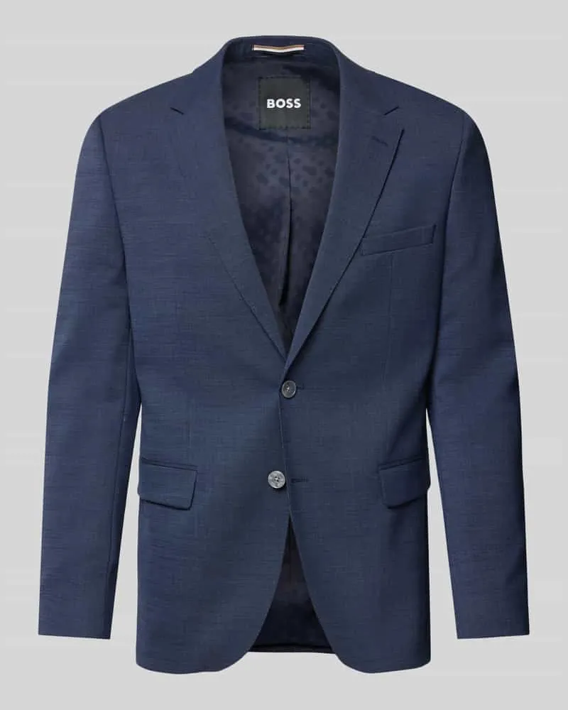 HUGO BOSS 2-Knopf-Sakko mit Kissing Buttons Modell 'Jasper Bleu