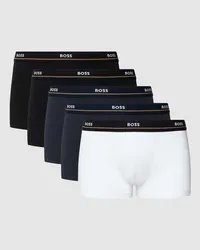 HUGO BOSS Trunks mit Logo-Bund im 5er-Pack Dunkelblau