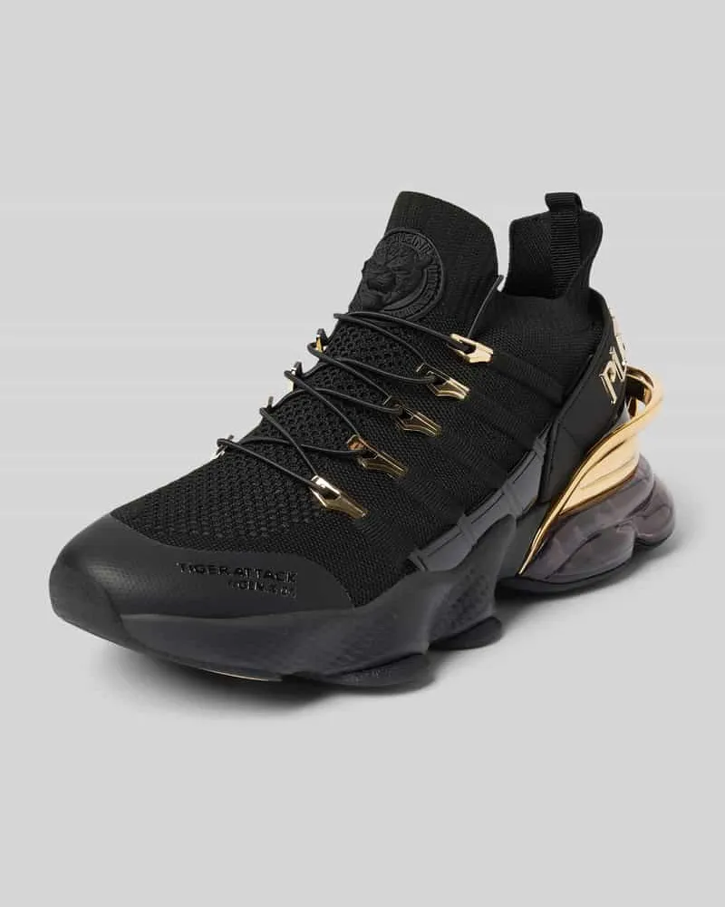Philipp Plein Sneaker mit Label-Applikation Modell 'TIGER ATTACK Black