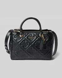 Guess Handtasche mit Reißverschluss Modell 'MARIEKE Black