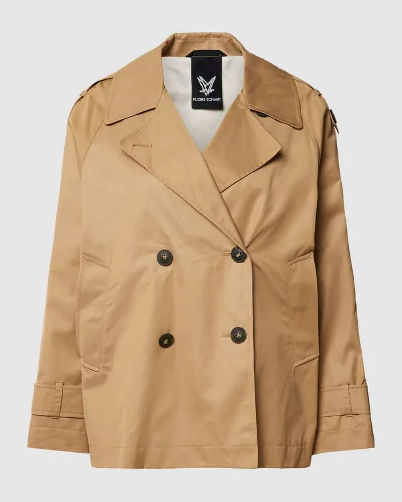 Fuchs Schmitt Trenchcoat mit kurzem Schnitt Camel