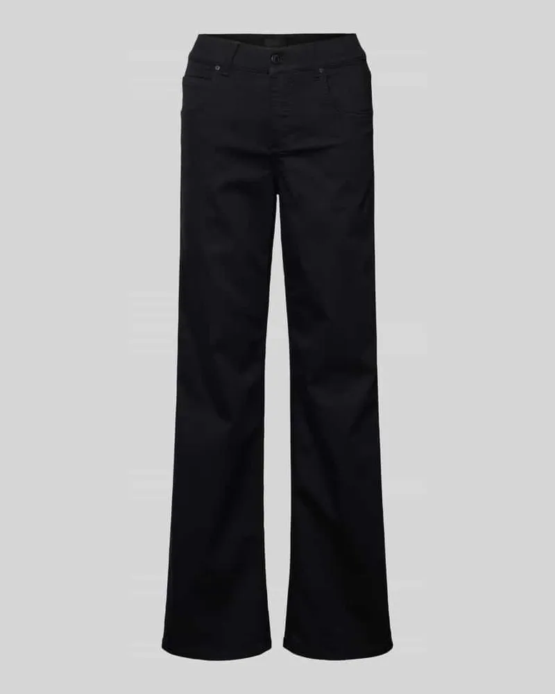 ANGELS  Slim Fit Jeans im 5-Pocket-Design Modell 'CICI Black