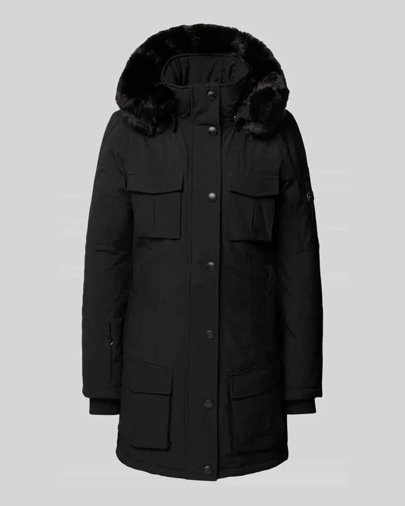 Wellensteyn Funktionsjacke mit Pattentaschen Modell 'SCHNEEZAUBER Black