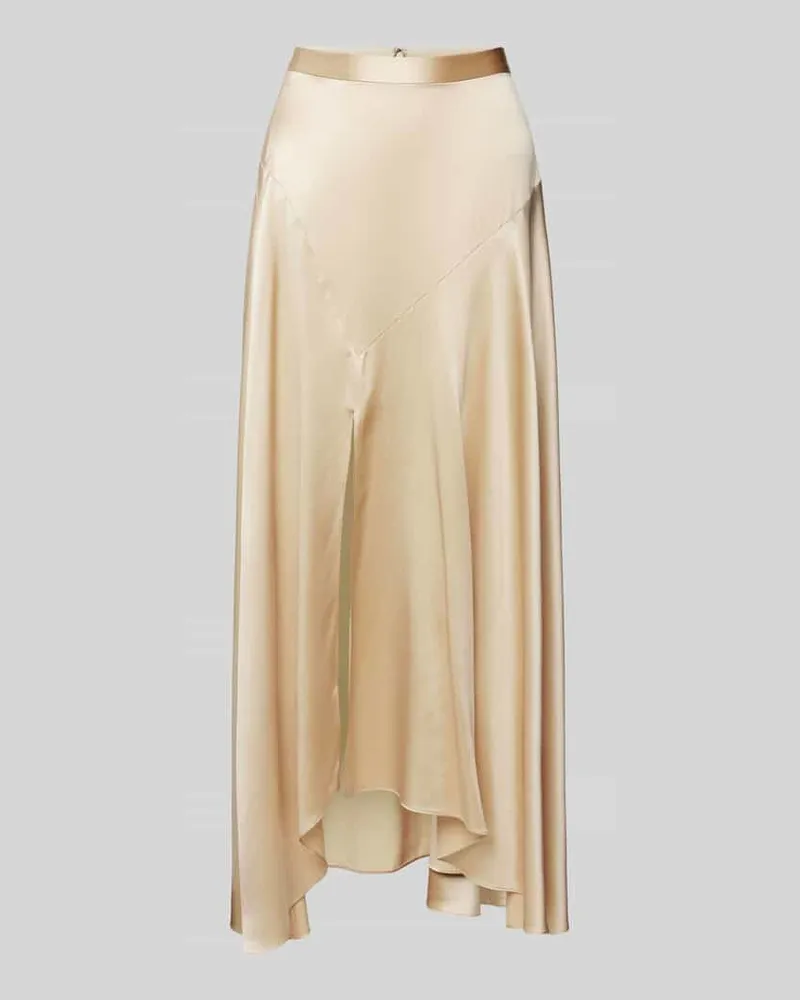 (THE MERCER) N.Y. Maxirock aus Seiden-Mix Gold