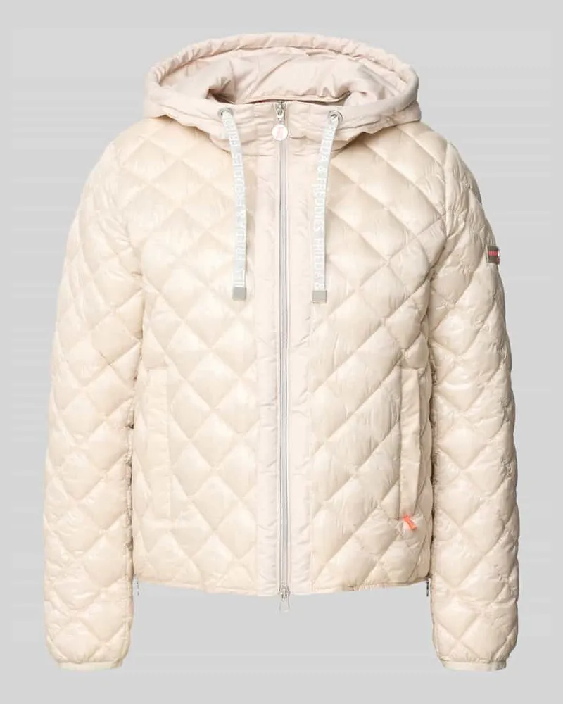 Frieda & Freddies Regular Fit Jacke in Stepp-Optik Modell 'YOSIE Ecru