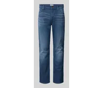 Slim Fit Jeans mit Label-Patch Modell 'VEGAS