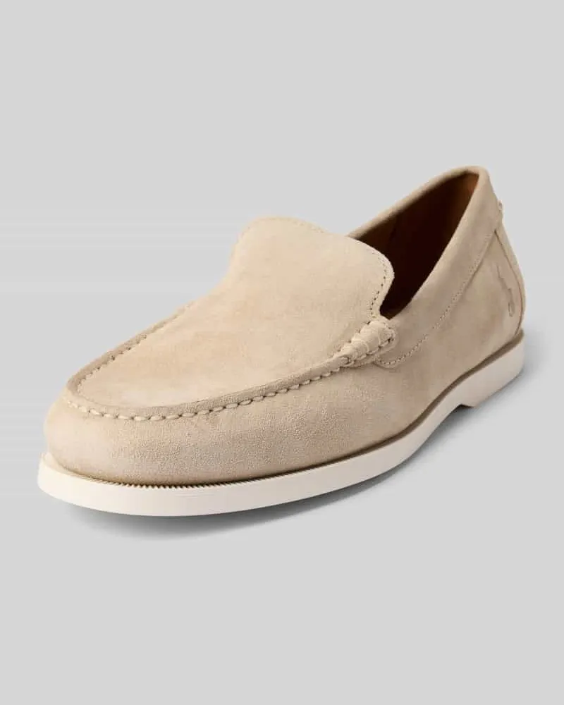 Ralph Lauren Loafers mit Logo-Detail Modell 'MERTON VENETIAN Beige