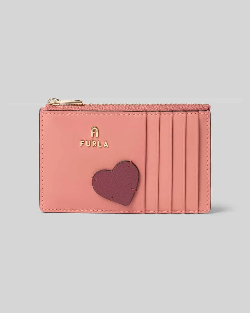 Furla Kartenetui aus Leder Modell 'CAMELIA Altrosa