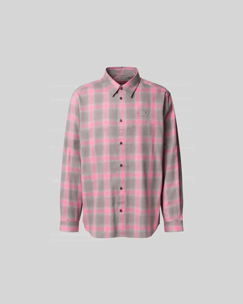 Diesel Regular Fit Freizeithemd mit Kentkragen Rose