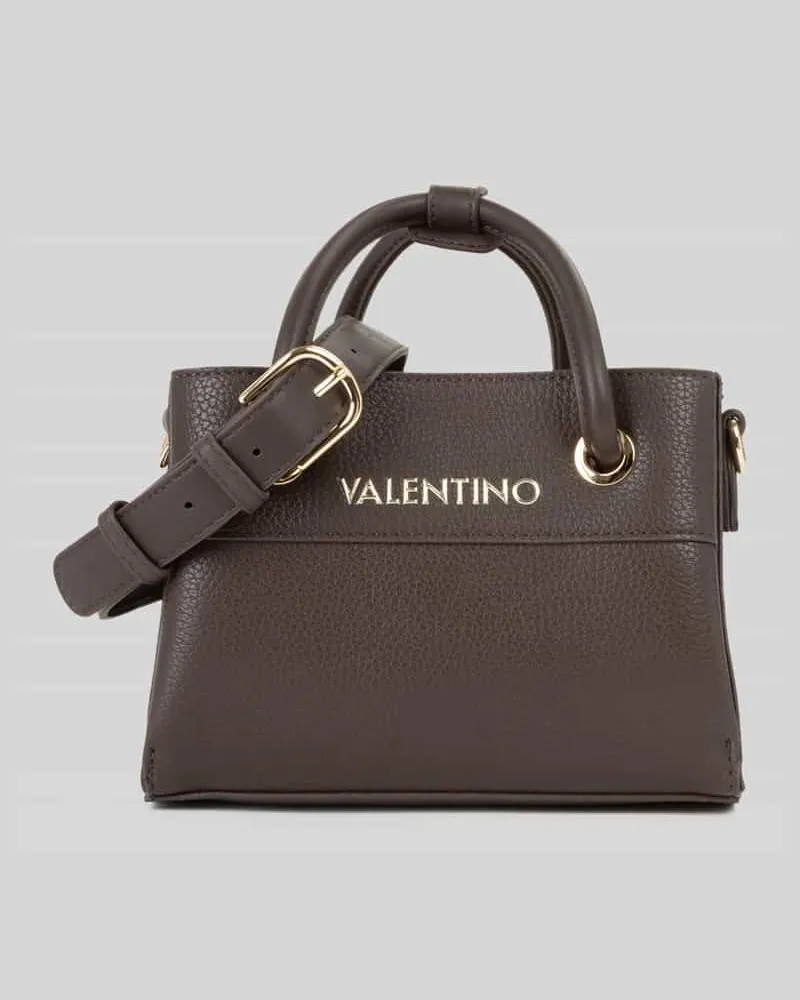 Valentino Bags Umhängetasche in Leder-Optik Modell 'ALEXIA Dunkelbraun