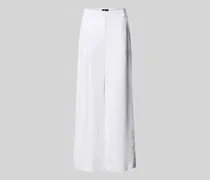 Wide Fit Stoffhose aus Viskose-mix mit Leinen-Anteil