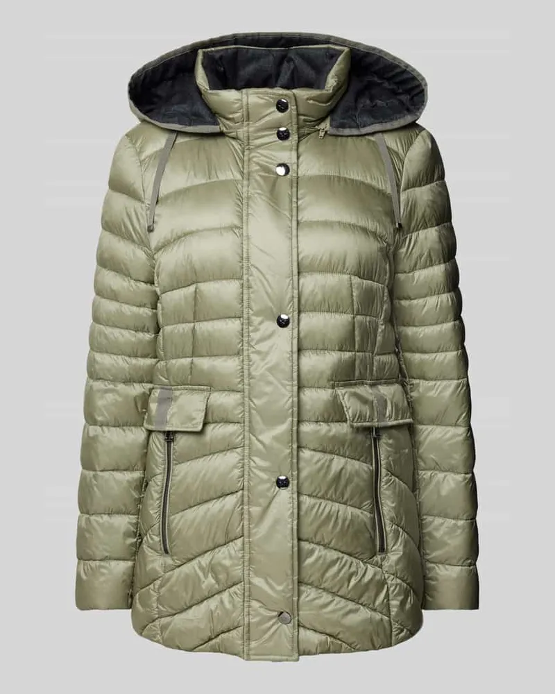 Gil Bret Steppjacke mit Knopfleiste Hellgruen