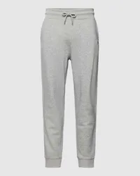 Gant Sweatpants mit Label-Stitching Modell 'SHIELD Mittelgrau