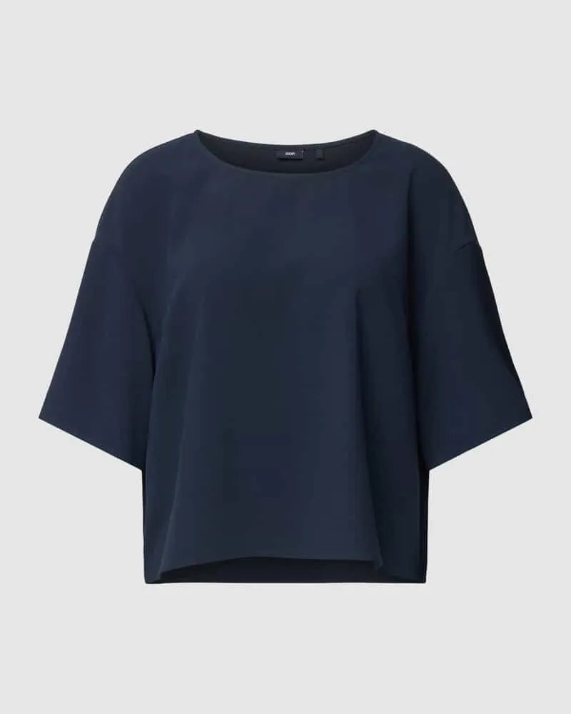 JOOP! Blusenshirt mit Rundhalsausschnitt Marine