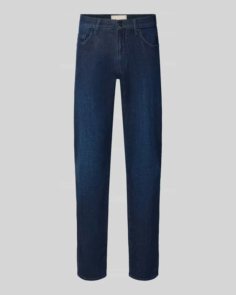 Brax Modern Fit Jeans aus Baumwoll-Mix Modell 'Chuck Jeansblau