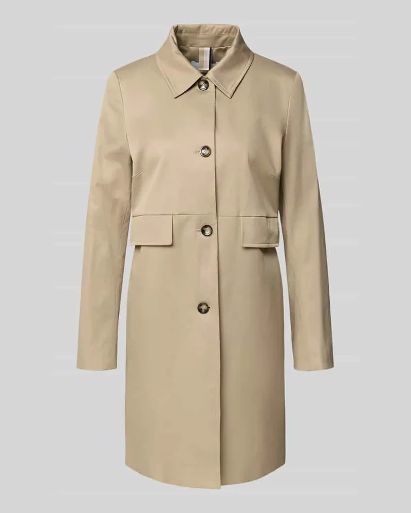 cinque Regular Fit Mantel mit Umlegekragen Modell 'Mina Beige