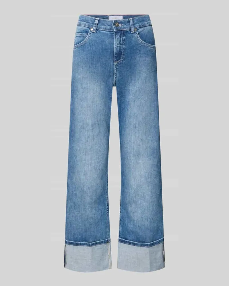 ANGELS  Jeans-Culotte aus Baumwoll-Mix Modell 'Lara Hellblau