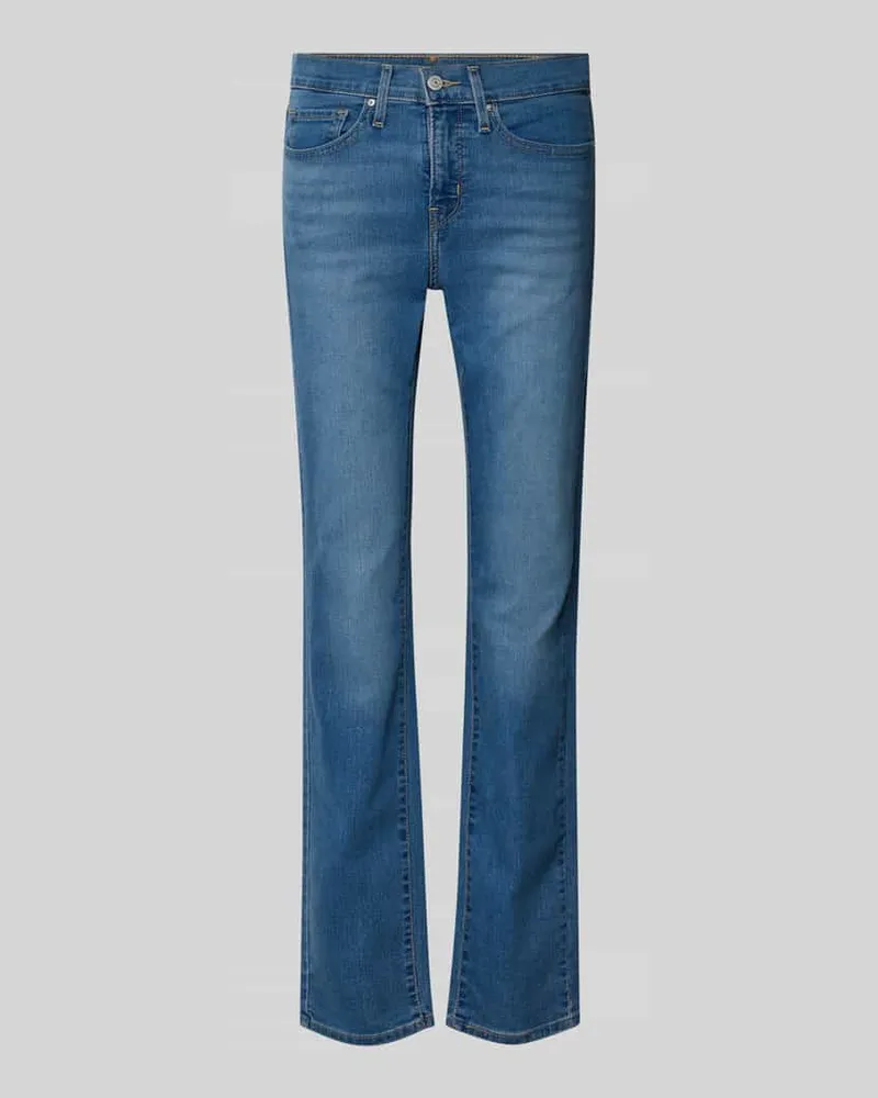 Levi's Straight Fit Jeans mit 5-Pocket-Design Blau