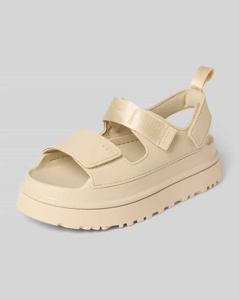 UGG Sandalette mit Plateausohle Modell 'GOLDENGLOW Offwhite