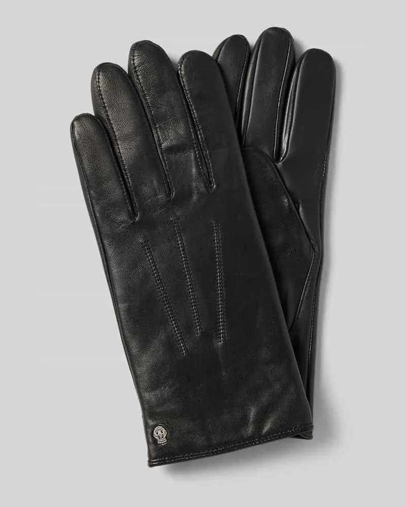 Roeckl Handschuhe aus Leder Modell 'Coburg Touch Black