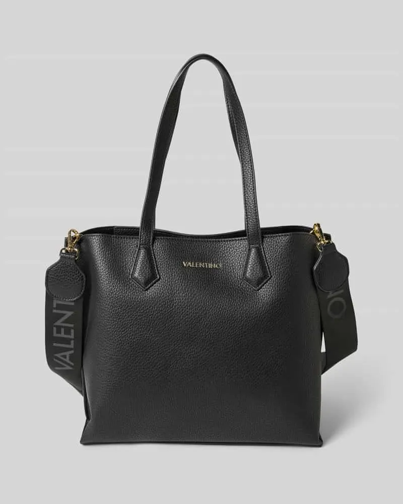 Valentino Bags Tote Bag mit Label-Details Black