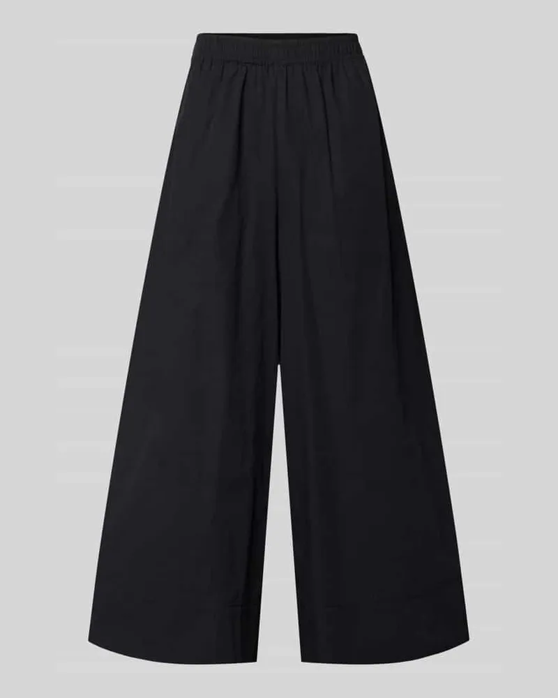 My Essential Wardrobe Wide Fit Stoffhose mit elastischem Bund Modell 'Sunna Black