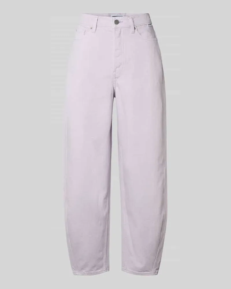 Armedangels High Rise Jeans aus reiner Baumwolle Modell 'BAARLY Flieder