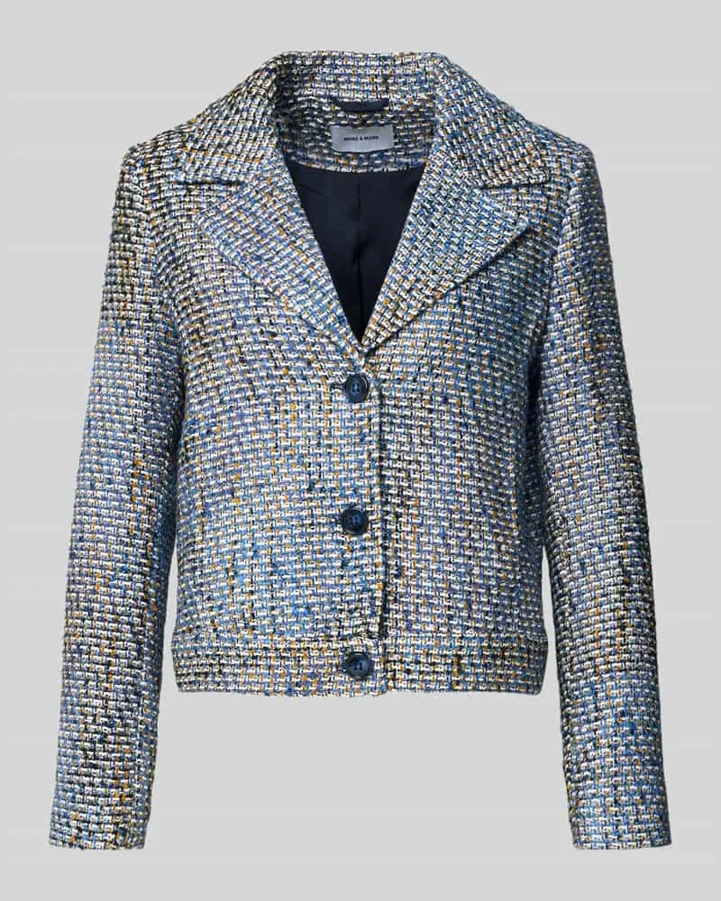 More & More Blazer mit Reverskragen Marine